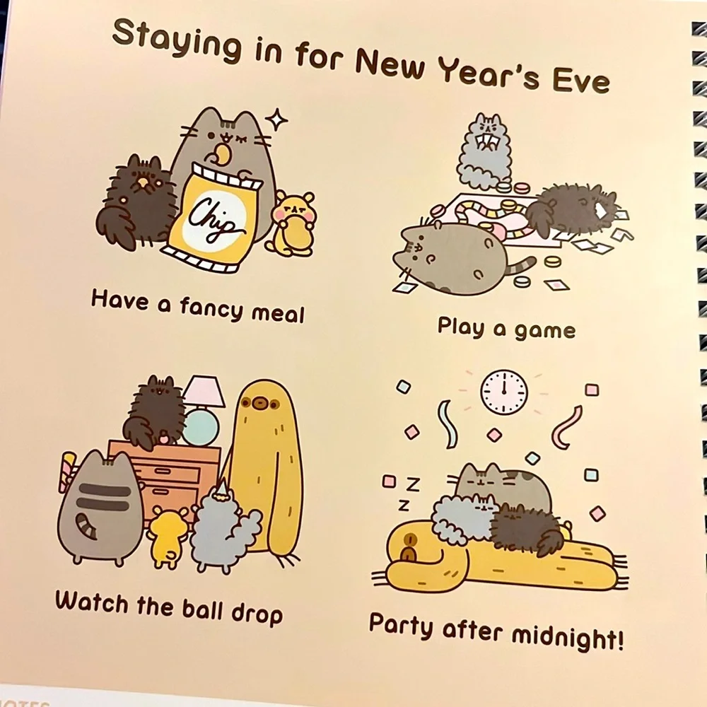 •Last One!• Pusheen 16 Month Weekly 2025 Planner With Stickers
